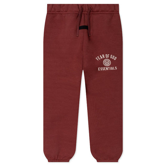 Kid's Fleece Essential Sweatpant - Crimson