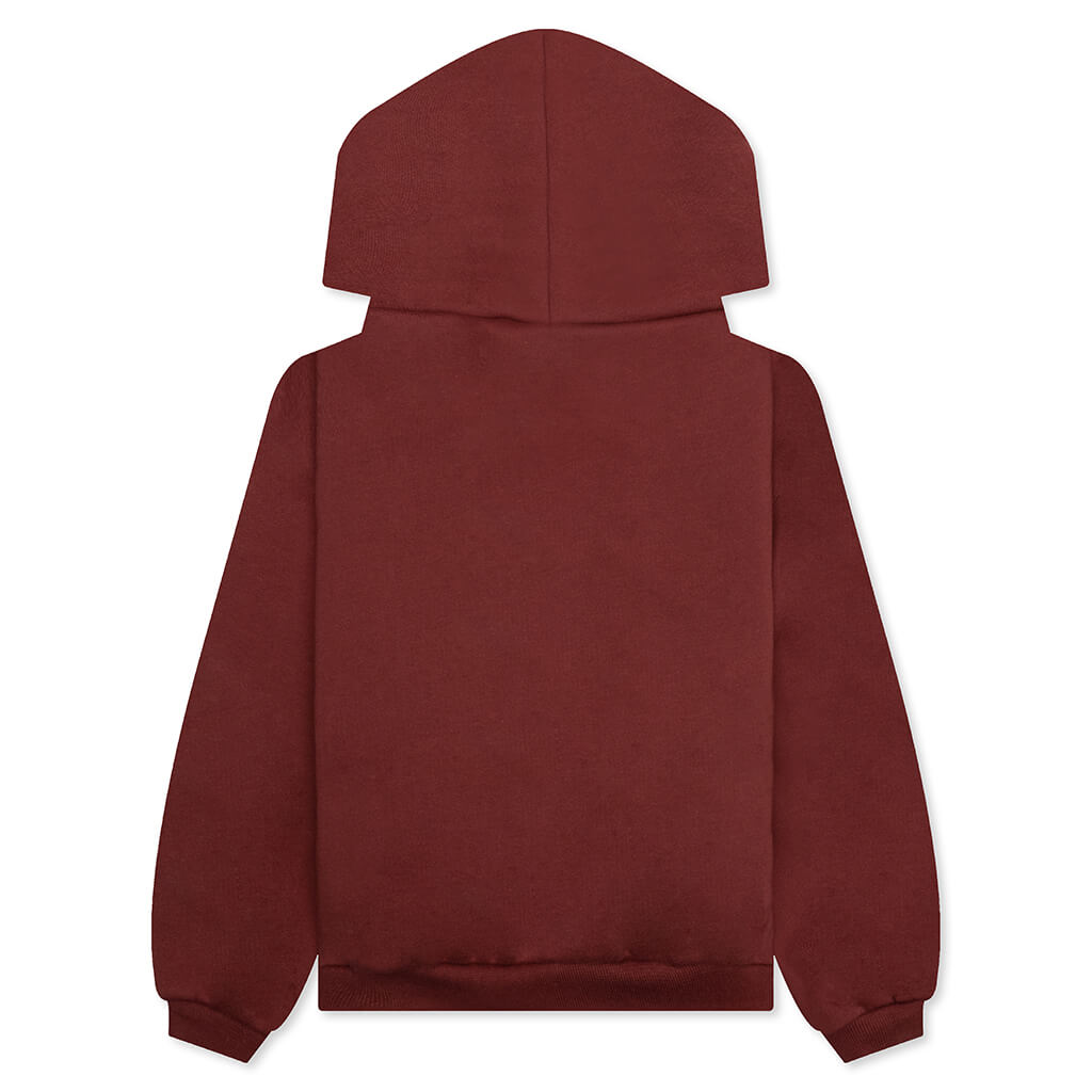 Kid's Fleece Hoodie - Crimson