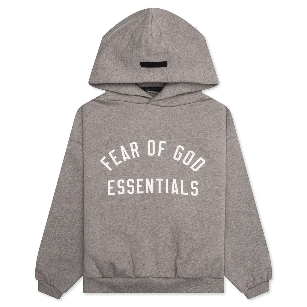 Kid's Fleece Hoodie - Heather Gray