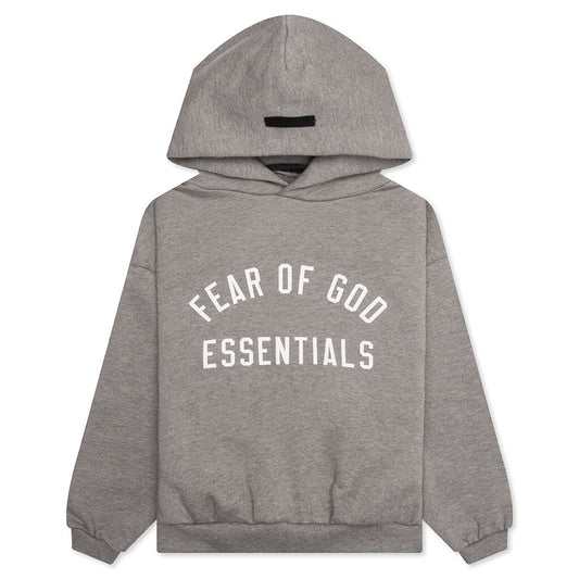 Kid's Fleece Hoodie - Heather Gray