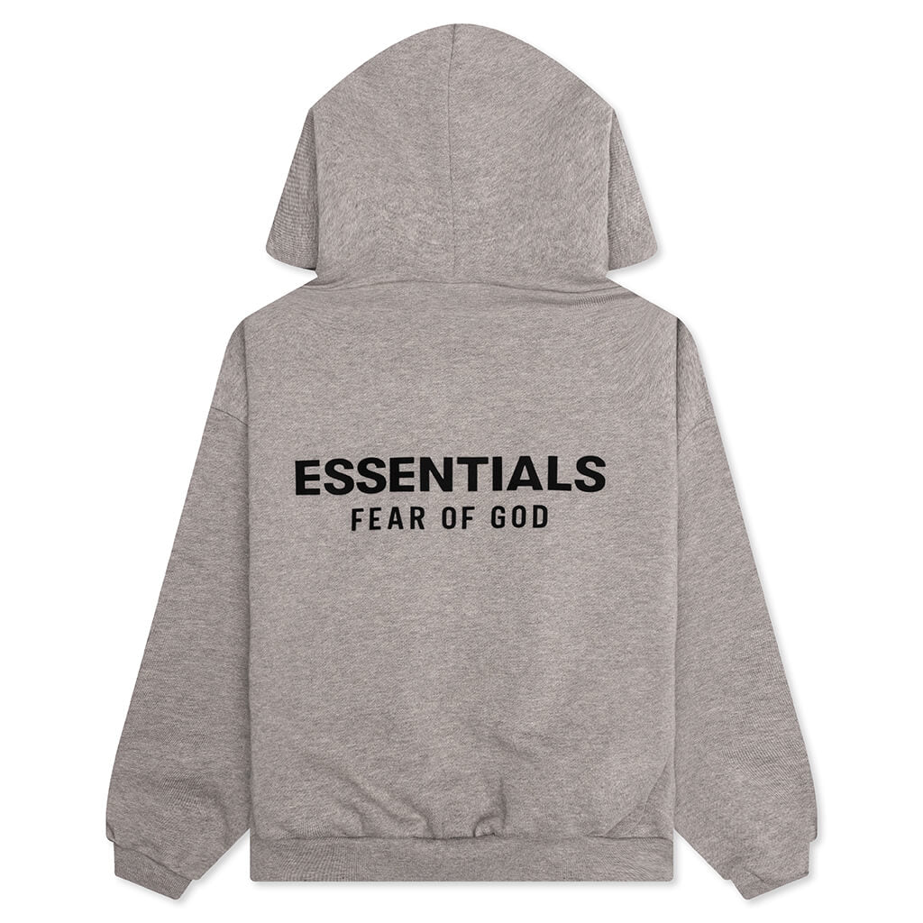 Kid's Fleece Hoodie - Heather Gray
