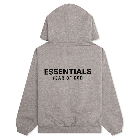 Kid's Fleece Hoodie - Heather Gray