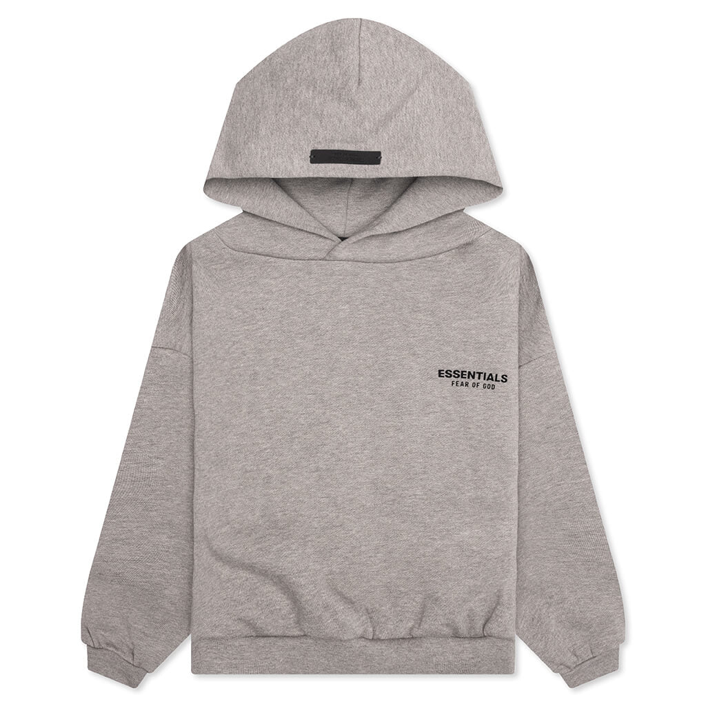 Kid's Fleece Hoodie - Heather Gray