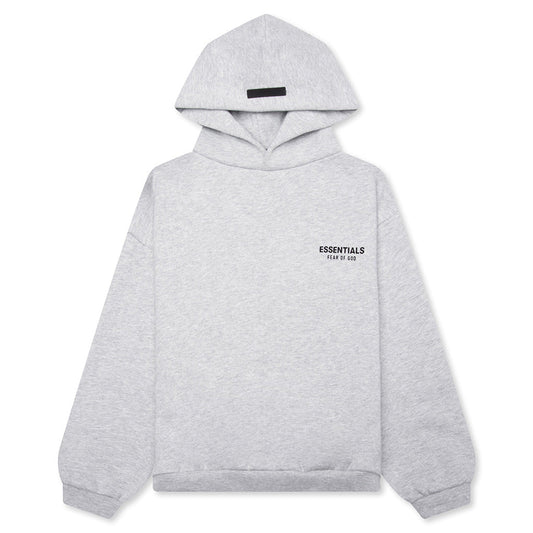 Kid's Fleece Hoodie - Light Heather Gray