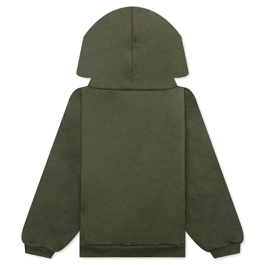 Kid's Fleece Hoodie - Military