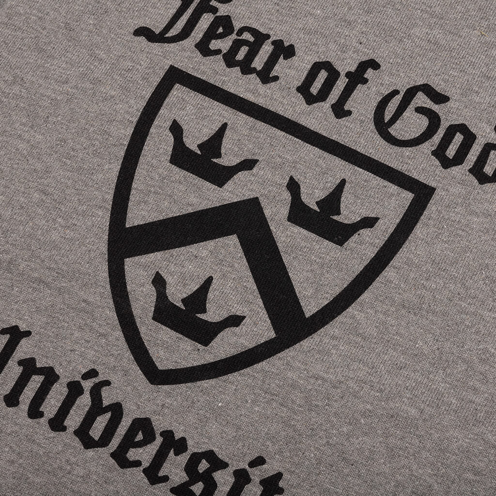 Kid's Heavy Crewneck Tee - Heather Gray