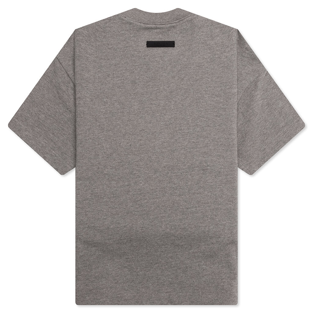Kid's Heavy Crewneck Tee - Heather Gray
