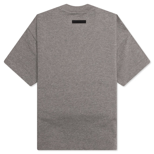 Kid's Heavy Crewneck Tee - Heather Gray