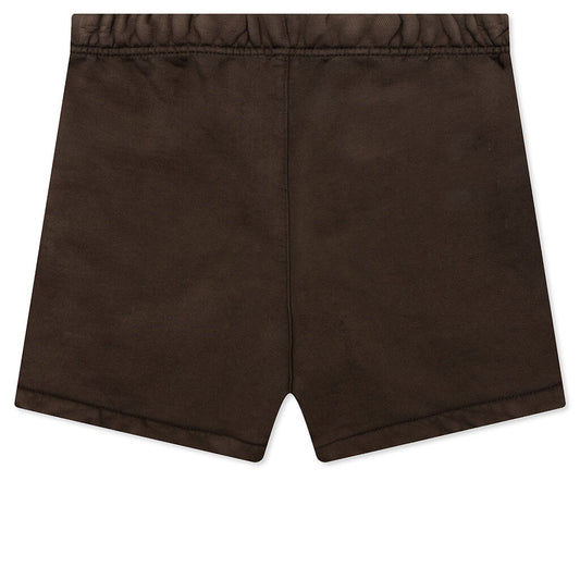 Kid's Heavy Fleece Soccer Short - Brown