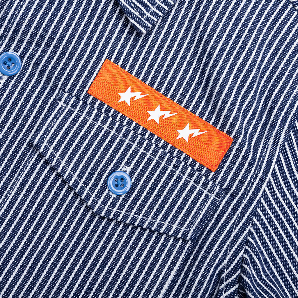 Kid's Hickory Baby Milo Patch S/S Shirt - Navy