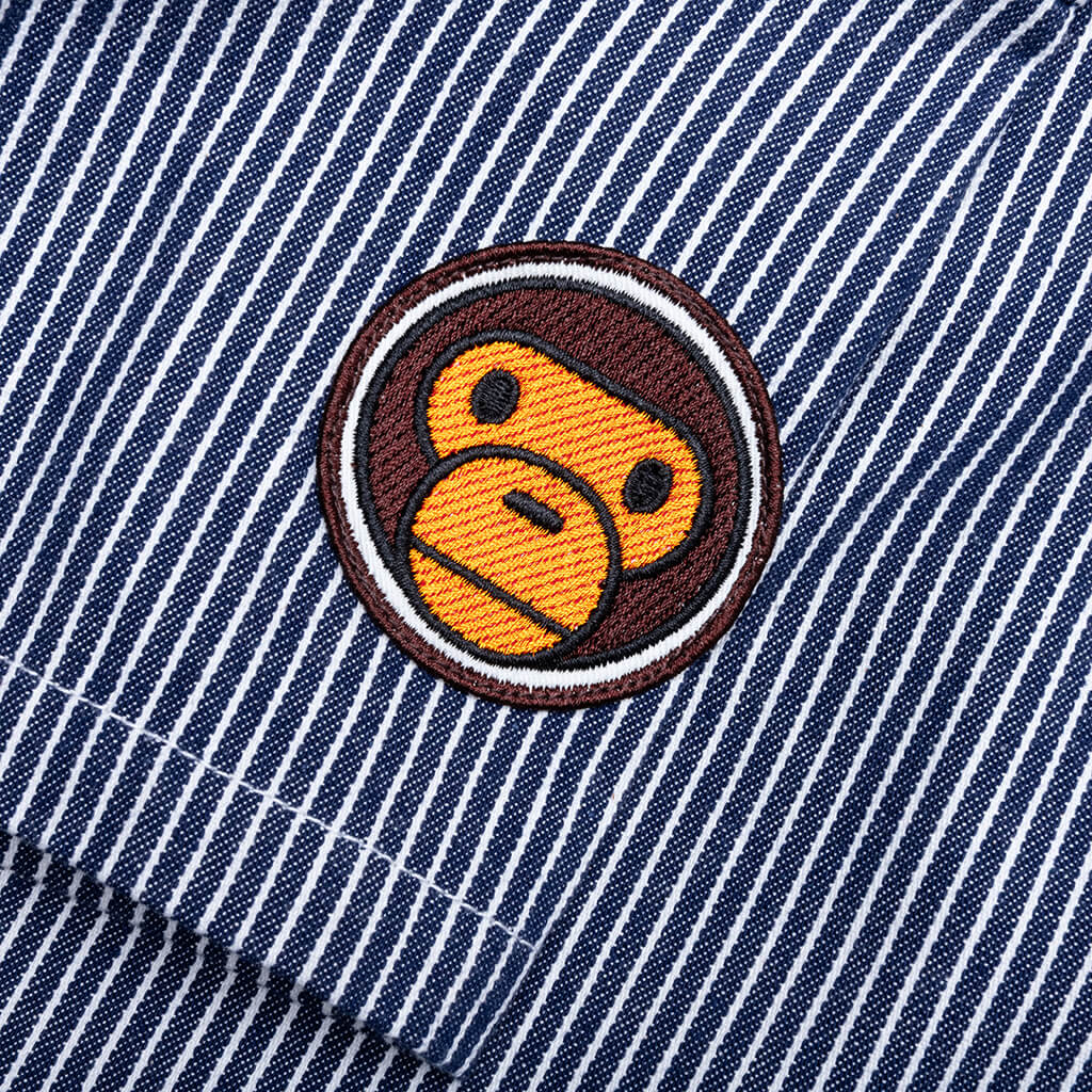 Kid's Hickory Baby Milo Patch S/S Shirt - Navy