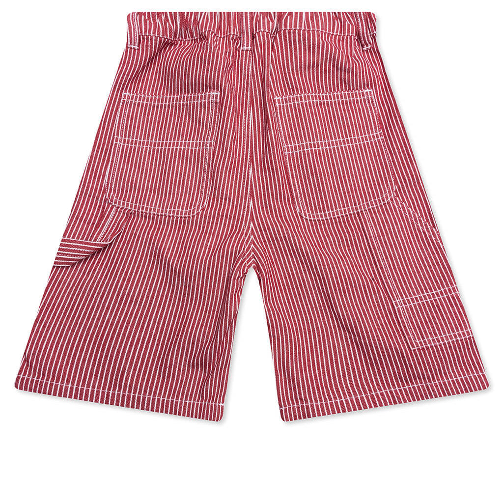 Kid's Hickory Milo Patch Painter Shorts - Red