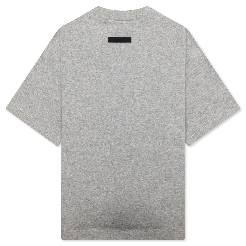 Kid's Jersey Crewneck Tee - Dark Heather
