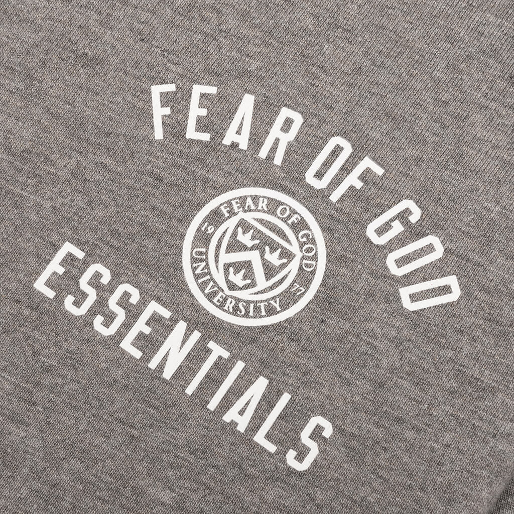 Kid's Jersey Crewneck Tee - Heather Gray