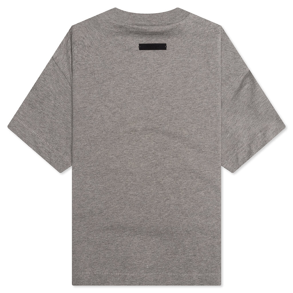 Kid's Jersey Crewneck Tee - Heather Gray