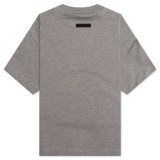 Kid's Jersey Crewneck Tee - Heather Gray