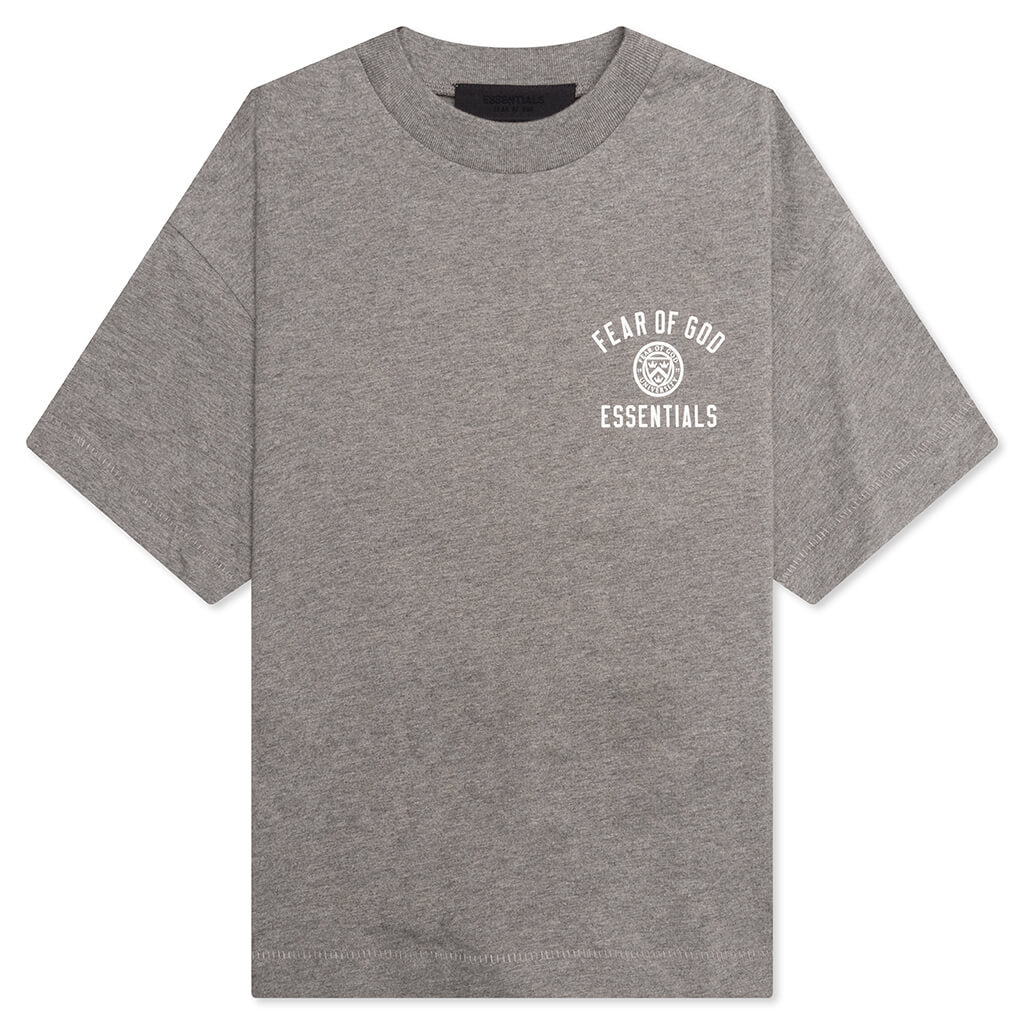 Kid's Jersey Crewneck Tee - Heather Gray