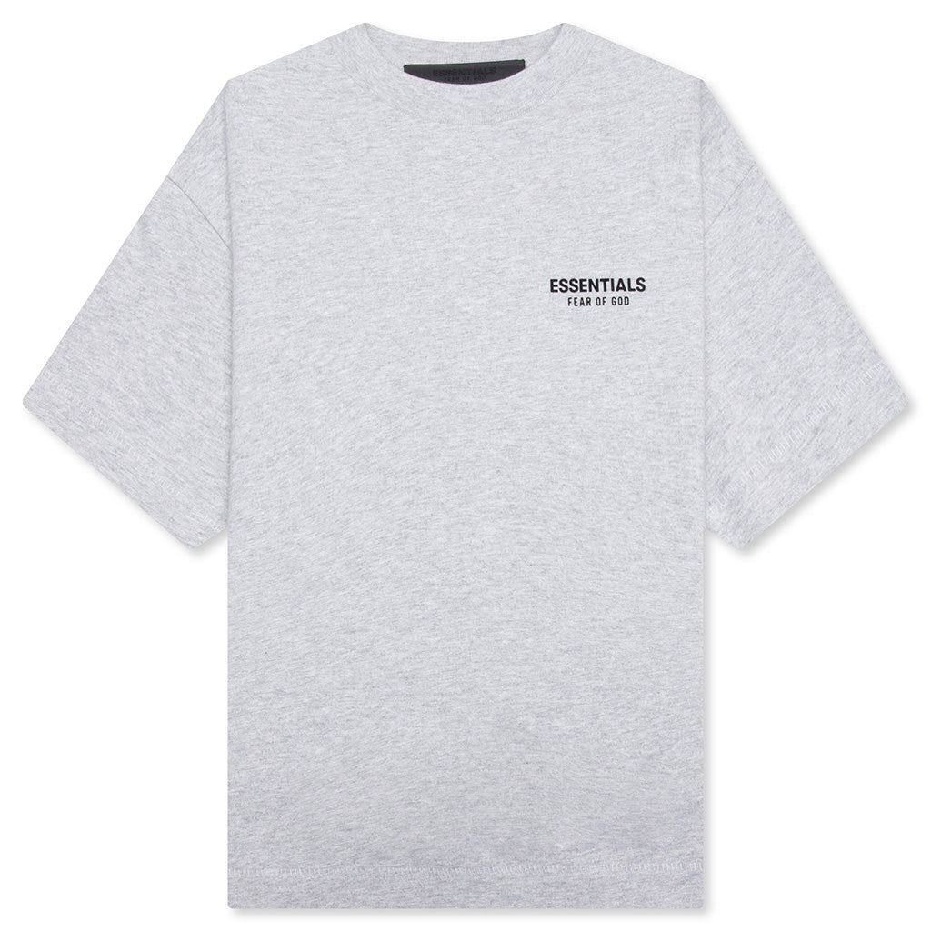 Kid's Jersey Crewneck Tee - Light Heather Gray