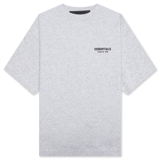 Kid's Jersey Crewneck Tee - Light Heather Gray