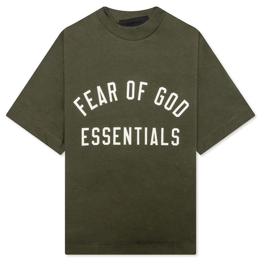 Kid's Jersey Crewneck Tee - Military