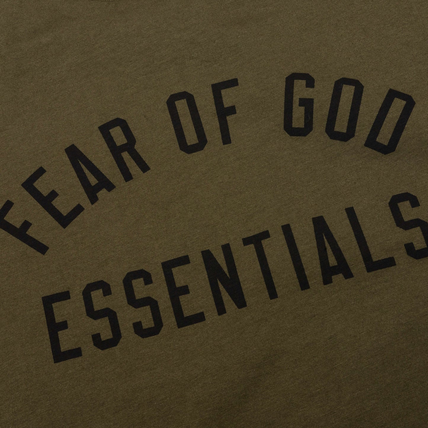 Kid's Jersey Crewneck Tee - Olive