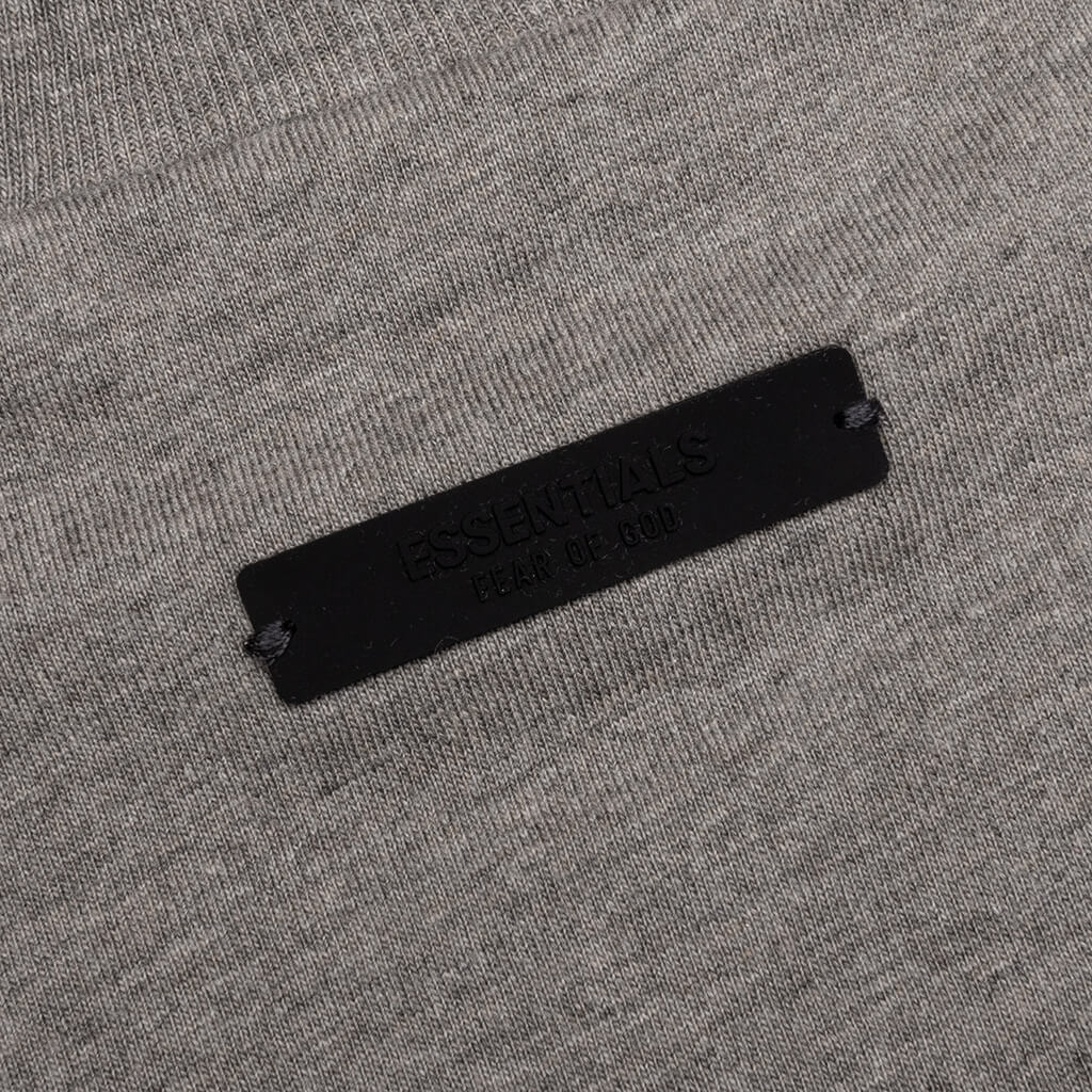 Kid's Jersey Crewneck Tee- Heather Gray