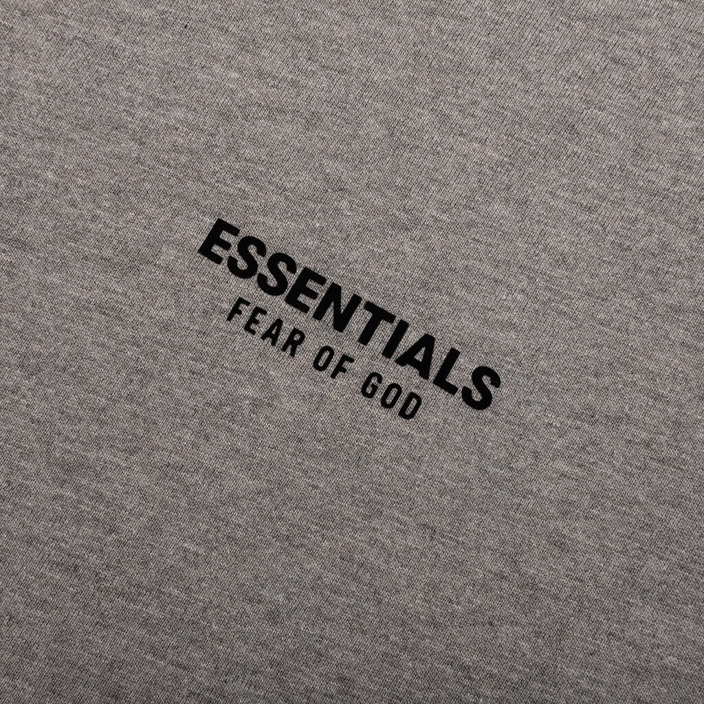 Kid's Jersey Crewneck Tee- Heather Gray