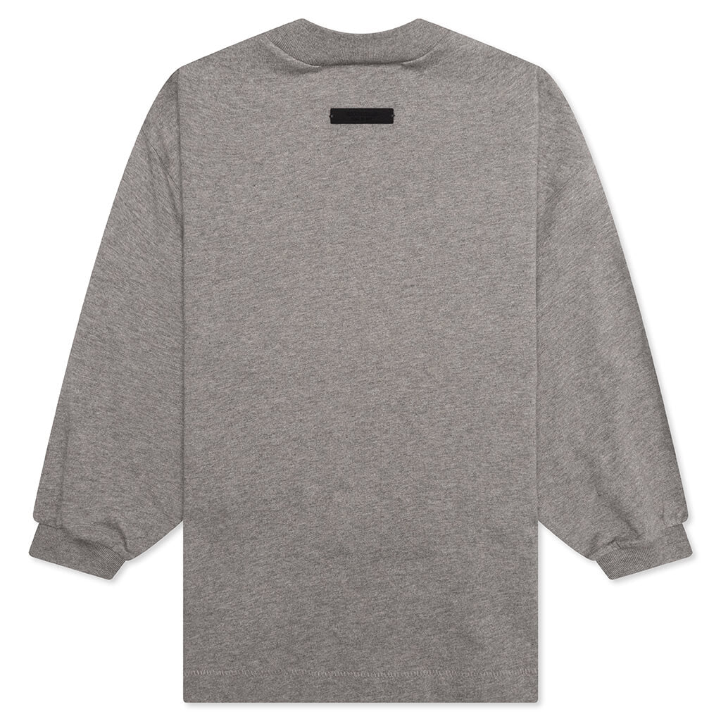 Kid's Jersey Long Sleeve Tee - Heather Gray