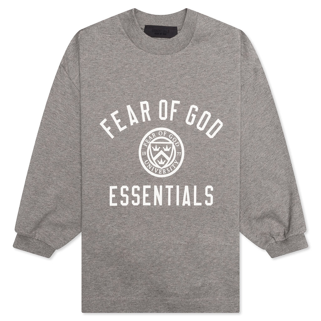 Kid's Jersey Long Sleeve Tee - Heather Gray
