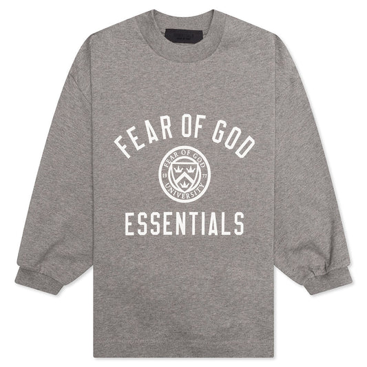 Kid's Jersey Long Sleeve Tee - Heather Gray