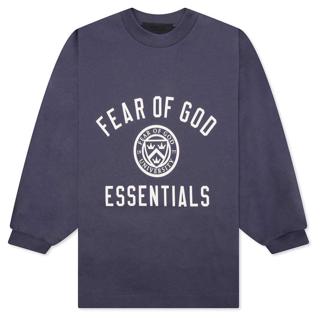 Kid's Jersey Long Sleeve Tee - Marine