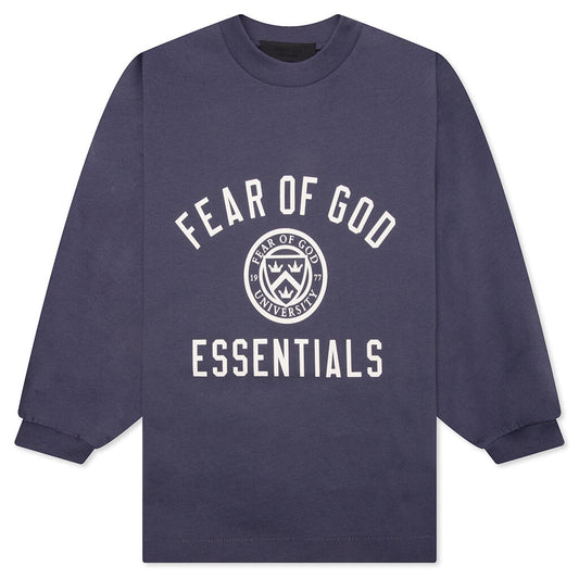 Kid's Jersey Long Sleeve Tee - Marine