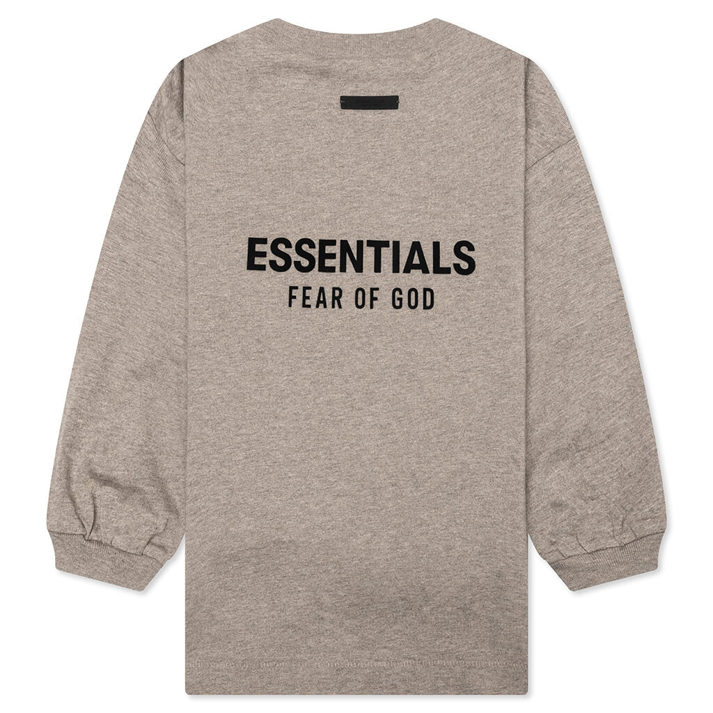 Kid's Jersey Long Sleeve Tee - Heather Gray