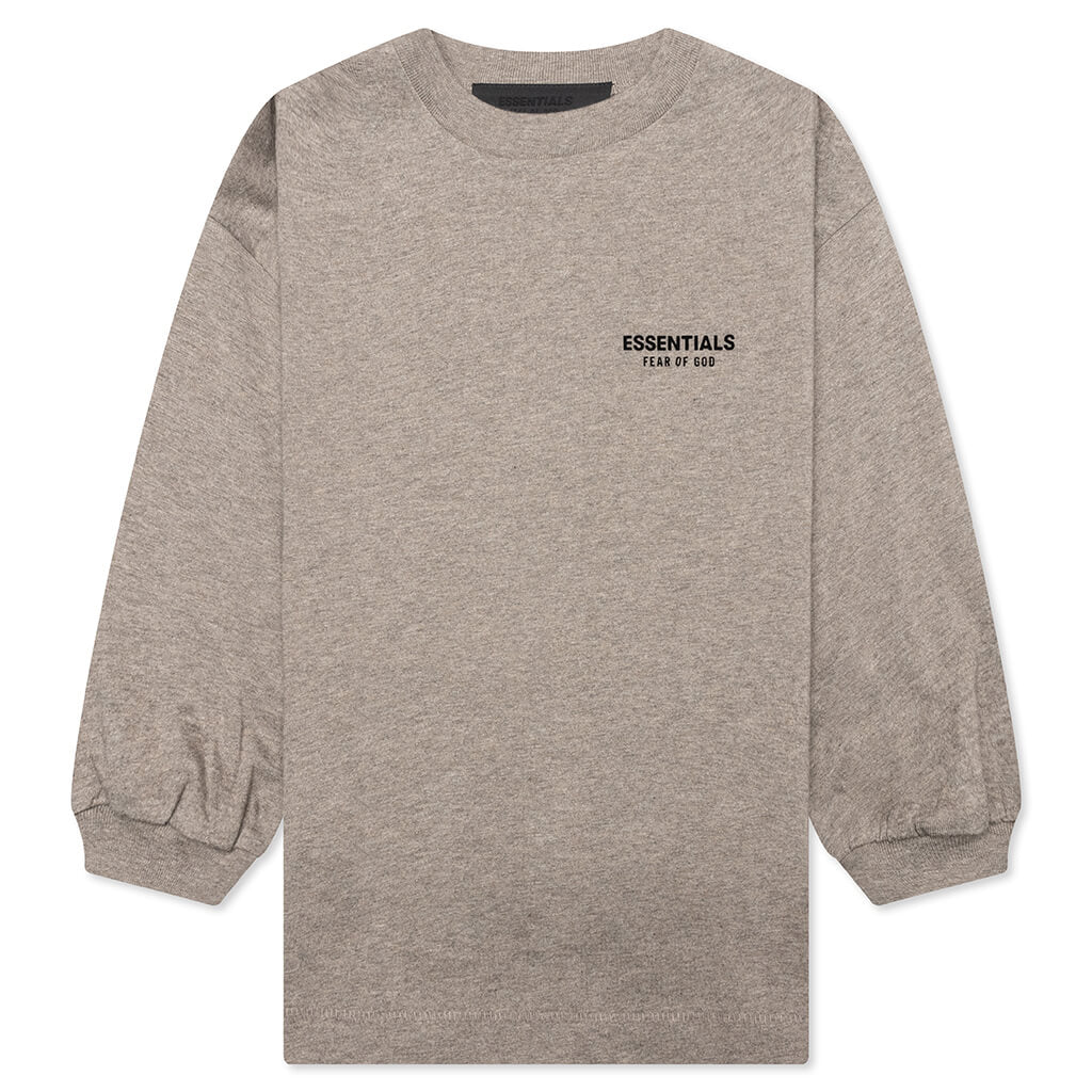 Kid's Jersey Long Sleeve Tee - Heather Gray