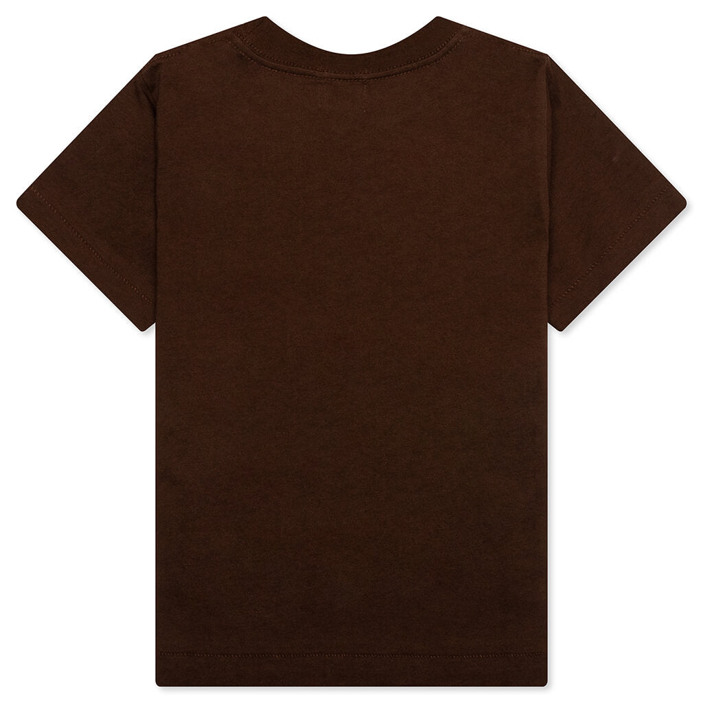 Kid's Milo Dinosaurs Reflector Print Tee - Brown