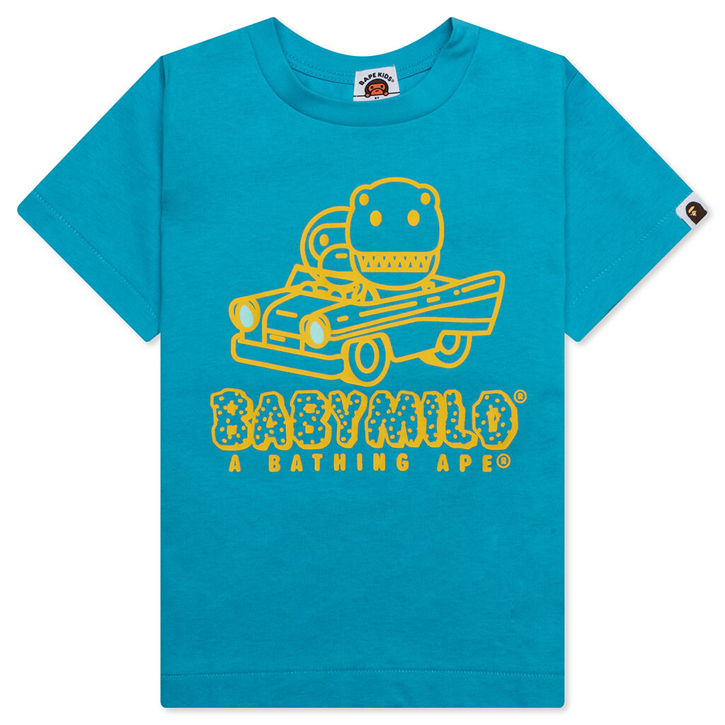 Kid's Milo Dinosaurs Reflector Print Tee - Sax