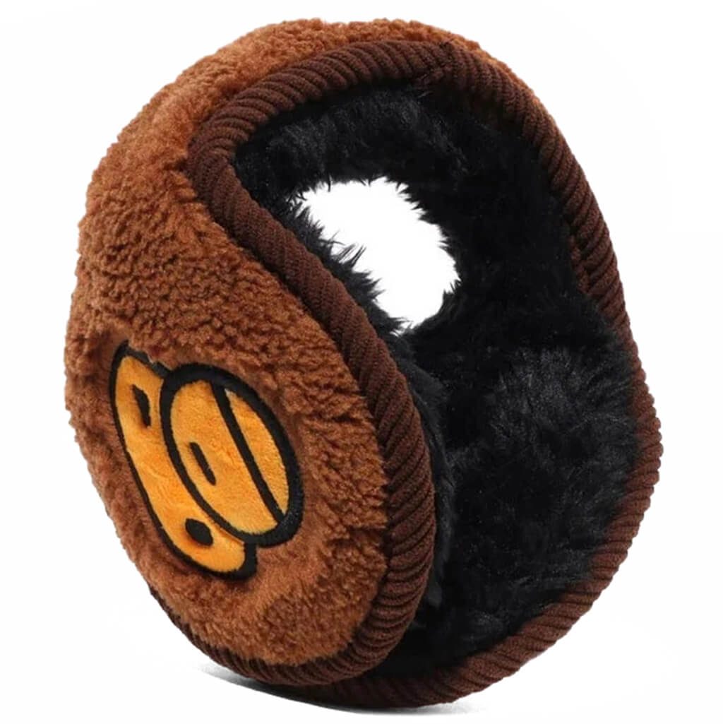 Kid's Milo Face Earmuffs - Brown