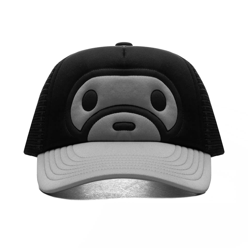 Kid's Milo Face Mesh Cap - Black