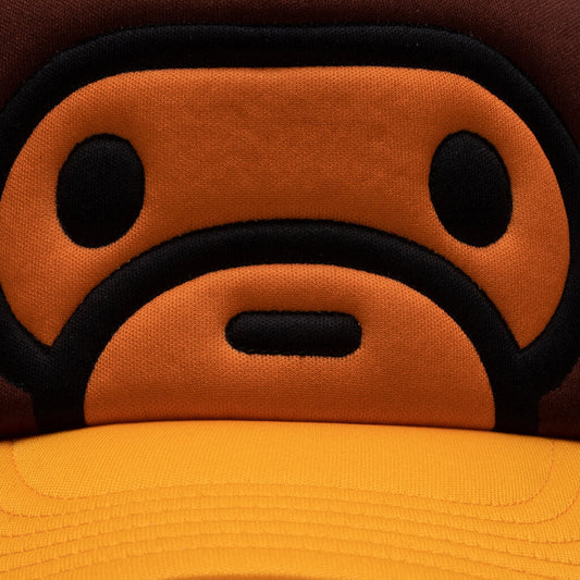 Kid's Milo Face Mesh Cap - Brown