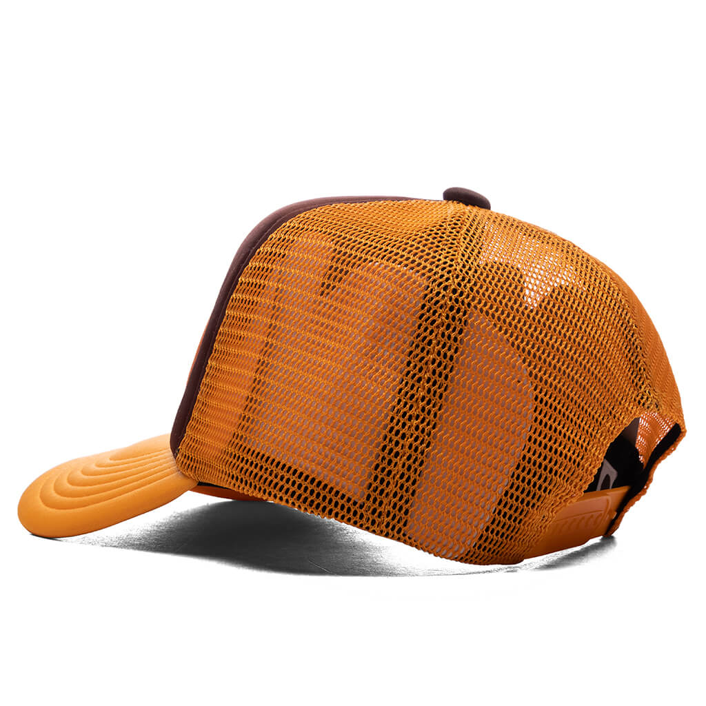 Kid's Milo Face Mesh Cap - Brown
