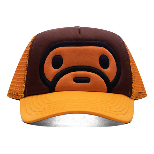 Kid's Milo Face Mesh Cap - Brown