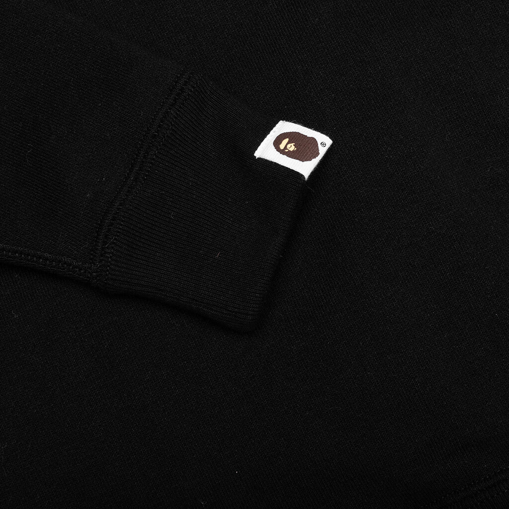 Kid's Milo Shark Zip Double Hoodie - Black