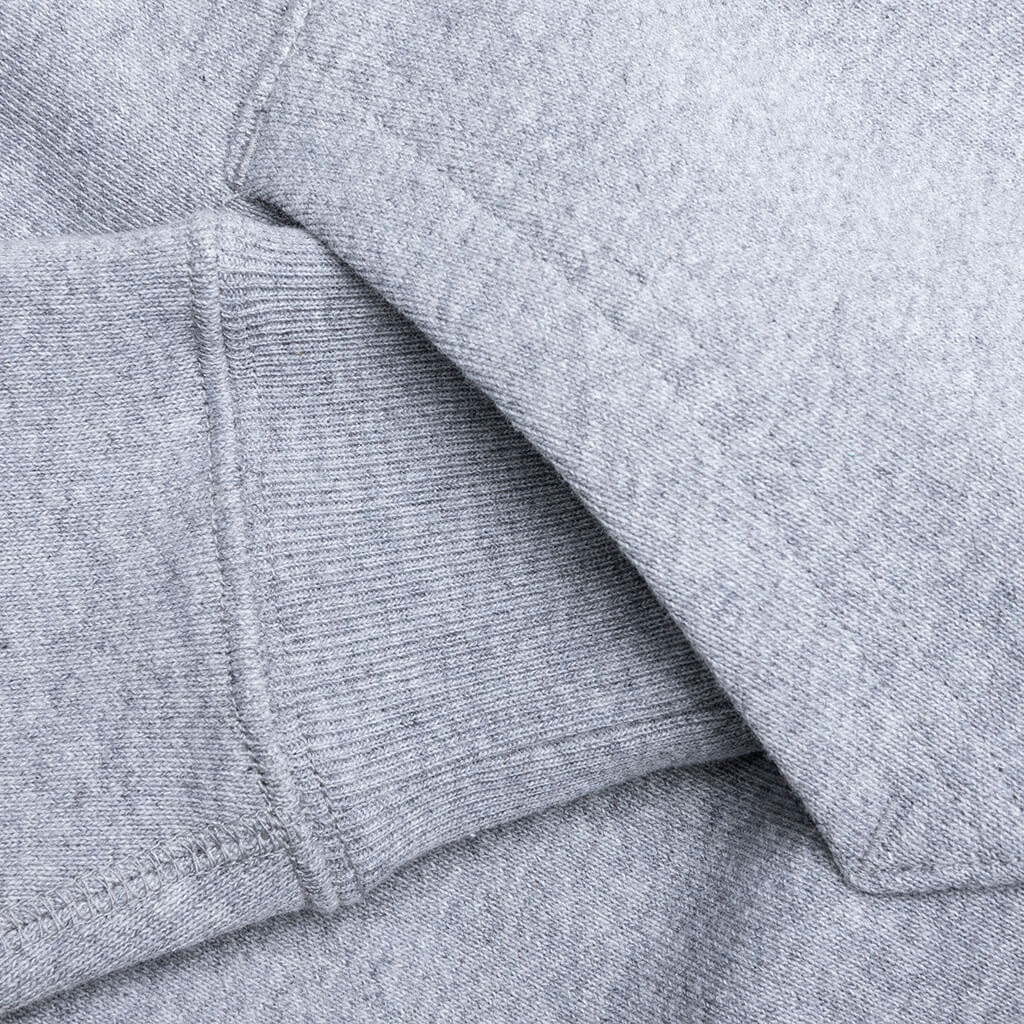 Kid's Milo Shark Zip Double Hoodie - Gray