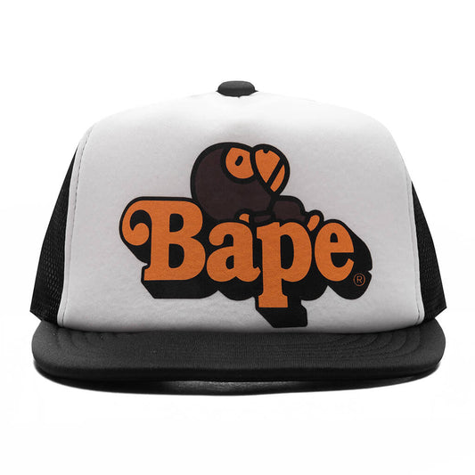 Kid's Milo on Bape Mesh Cap - Black