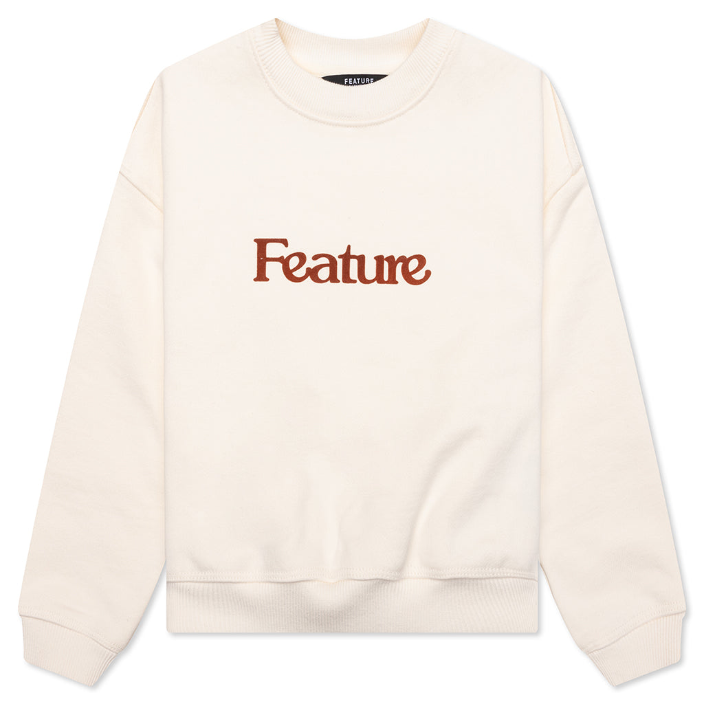 Kids Academy Crewneck - Cannoli Cream