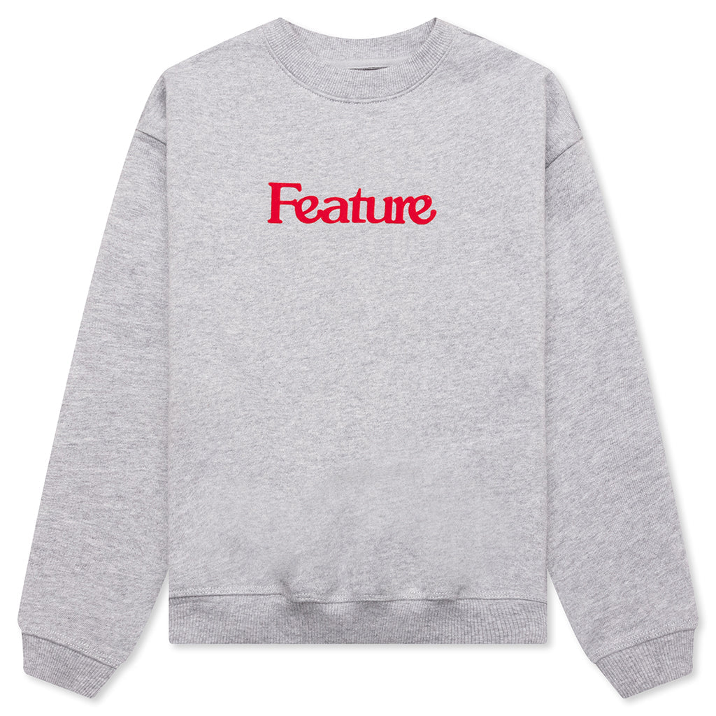 Kids Academy Crewneck - Heather Grey