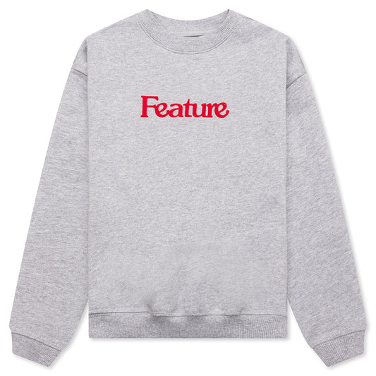 Kids Academy Crewneck - Heather Grey