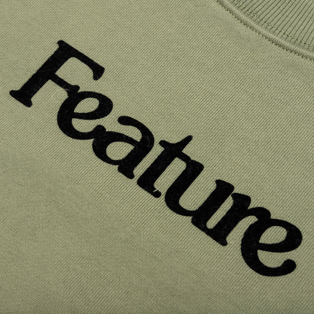 Kids Academy Crewneck - Oil Green