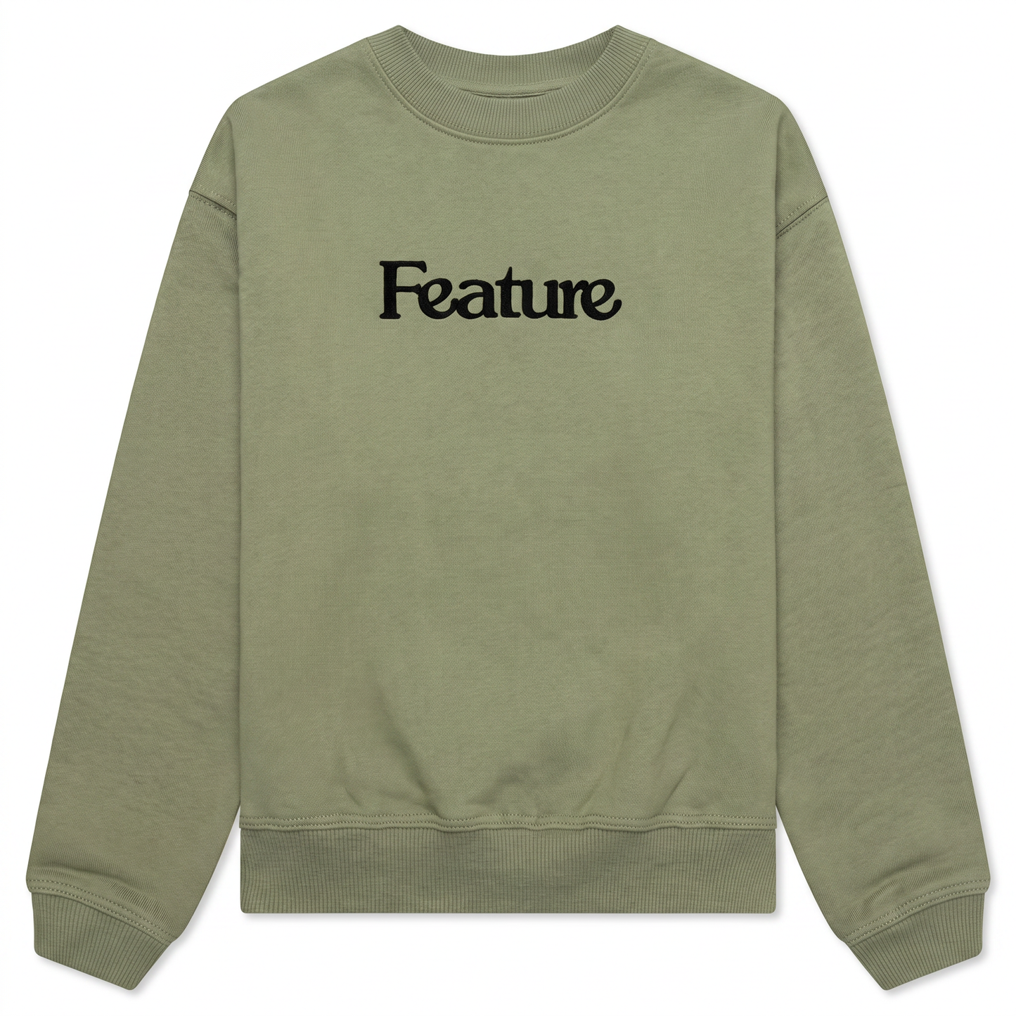 Kids Academy Crewneck - Oil Green