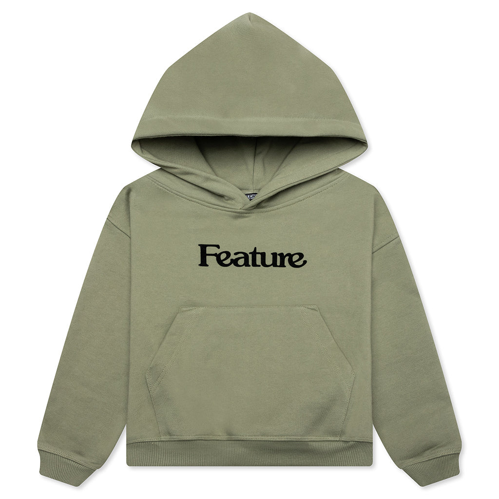 Kids Academy Hoodie - Oil Green